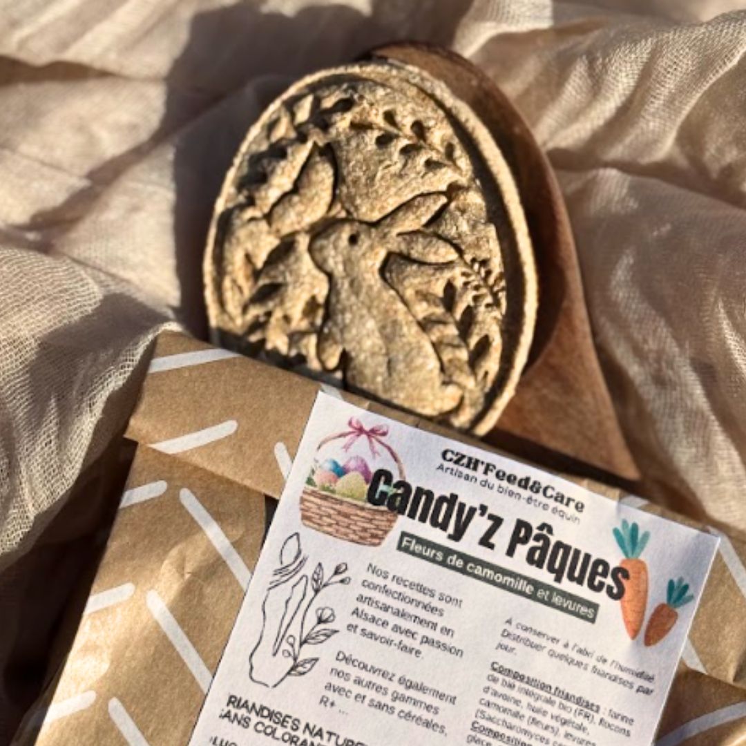 Candy'z Pâques 🐰 Friandises naturelles pour chevaux  🌿 Édition Spéciale